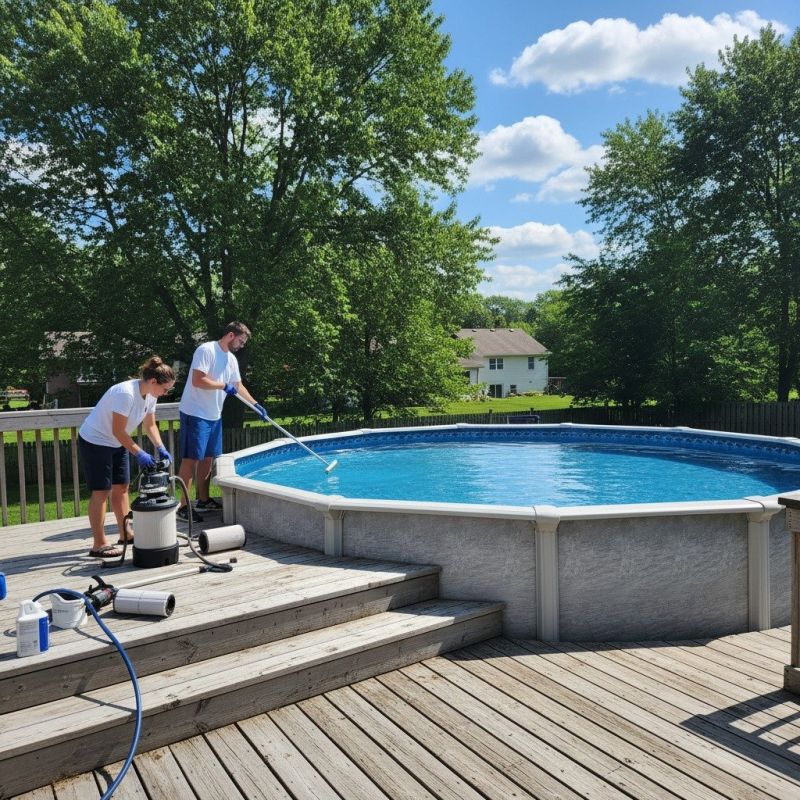 Pool Light Maintenance detail